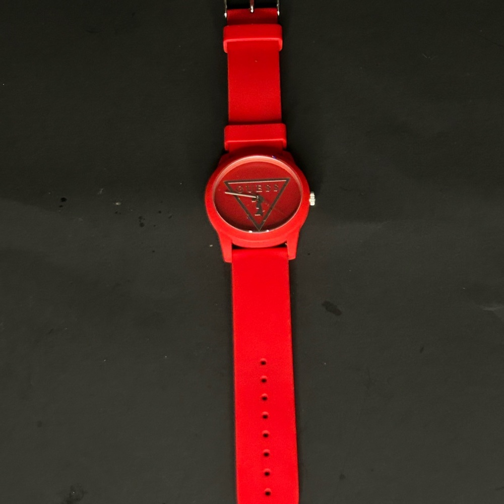 Vibrant Red GUESS Timepiece